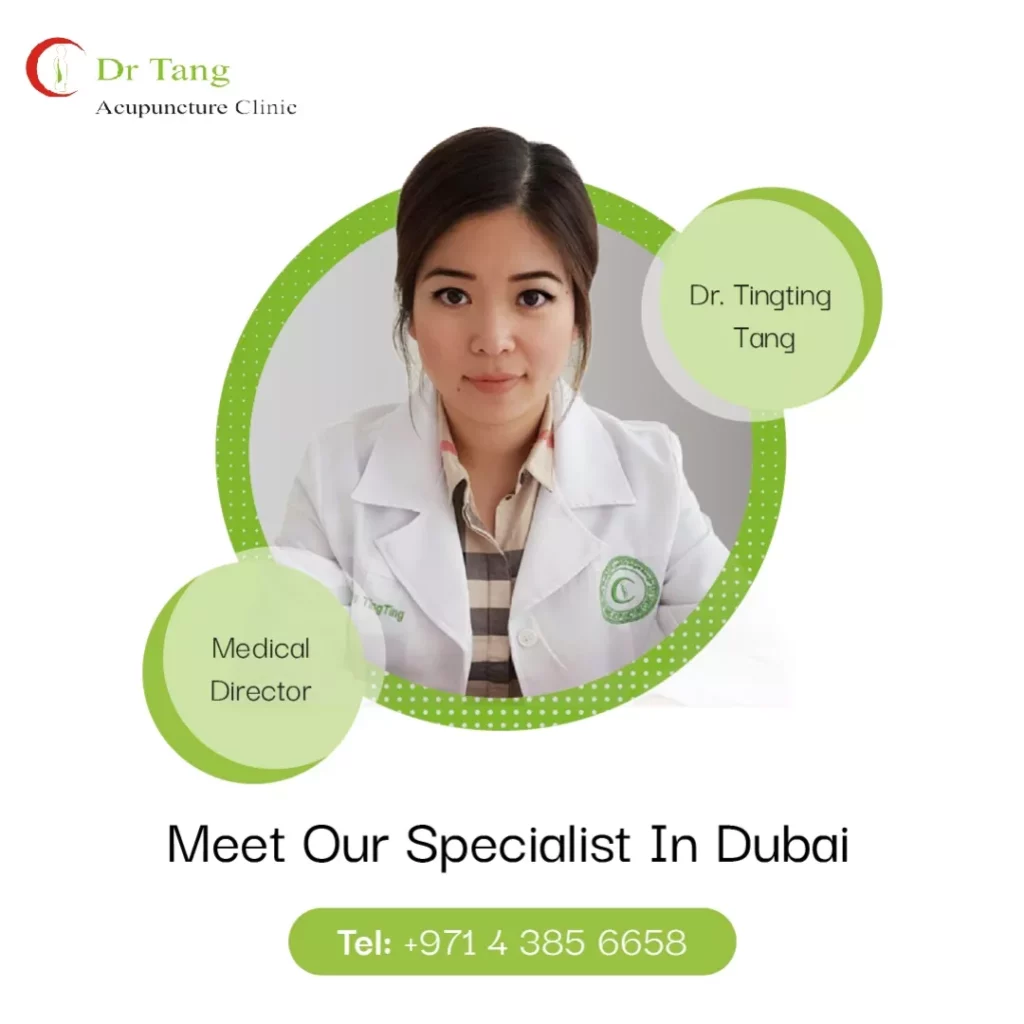 Dr. Ting ting Tang an acupuncturist